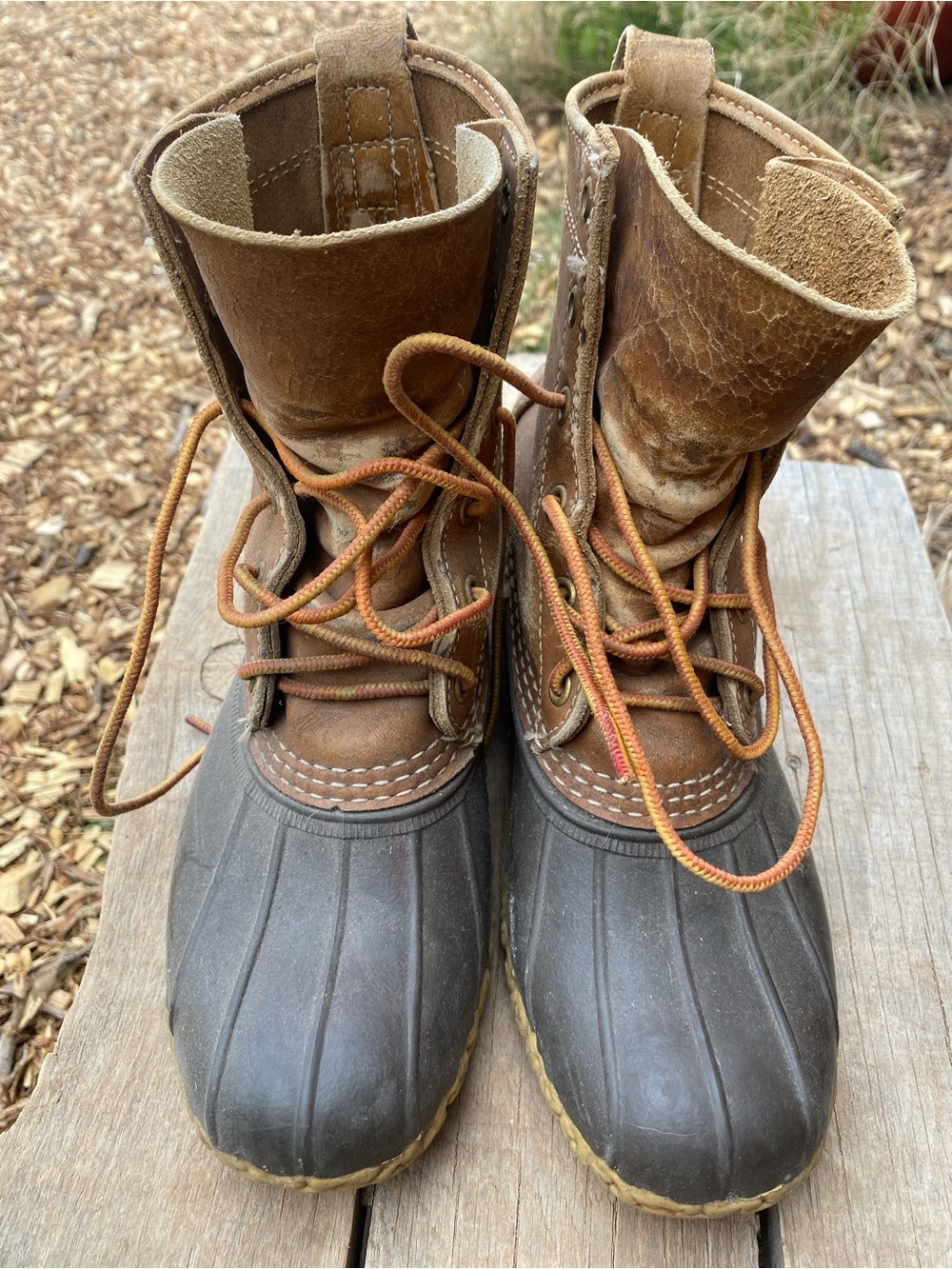 L.L. Bean Brown Leather Bean Boot